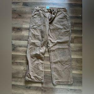 Carhartt B11 - Washed Duck Work Loose Fit Pant Brown Original Dungaree Fit